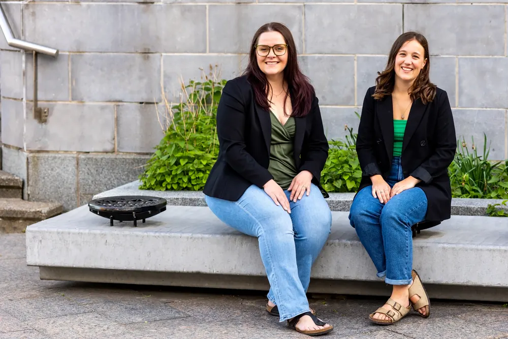 Sandra Cinq-Mars et Jaelle Chagnon, fondatrices de Deux pas devant